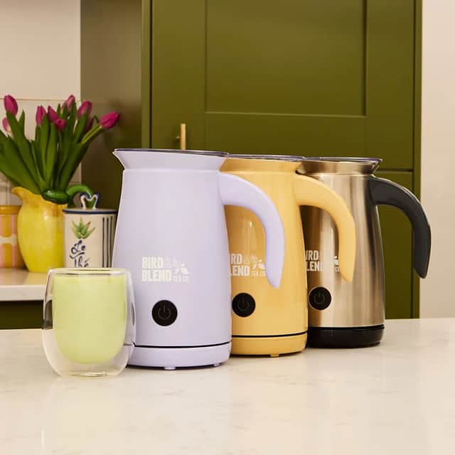 The Bird & Blend Matcha Latte Magic Whisk is available in three colour options, so you can choose a finish to suit your kitchen or personal style.