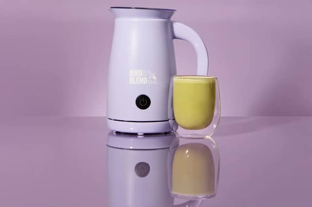 The Bird & Blend Matcha Latte Magic Whisk is designed to make preparing smooth, creamy matcha lattes at home easier.