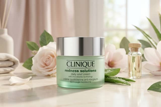 Clinique Redness Solutions Daily Relief Cream is currently reduced on Amazon.