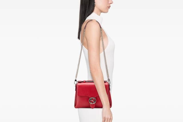 Pre-loved Gucci Small Dollar Calf Interlocking G Satchel handbag