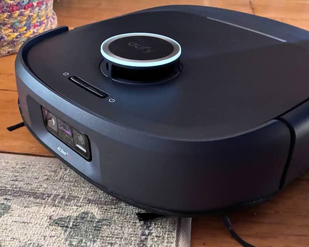 Cottage vs robovac: The Eufy Omni E35 automatically detects changes between hard flooring and rugs, switching cleaning modes as it moves around the home.