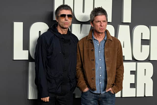Liam Gallagher (left) and Noel Gallagher at the UK premiere of Oasis: Don’t Look Back In Anger in London (Doug Peters/PA)