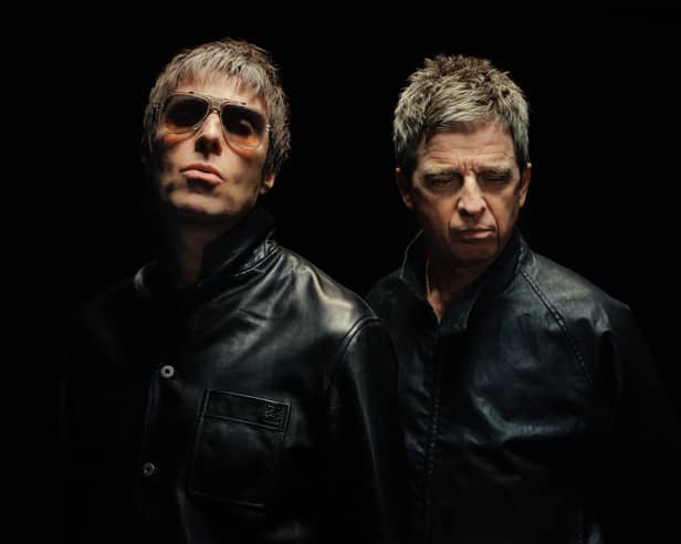 Liam and Noel Gallagher of Oasis, who are to return to Knebworth in September next year, more than 30 years after their initial gigs at the Hertfordshire park.