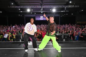 Motsi Mabuse surprised Zumba instructors at ZIN Academy in Manchester