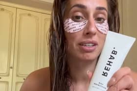 Stacey Solomon has called the new REHAB. Hair Moisturiser a “game changer” for her frizzy hair.