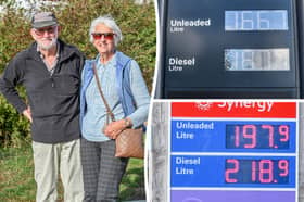 Drivers face sharply higher fuel prices at some motorway service stations, with nearby forecourts offering savings of more than 30p a litre