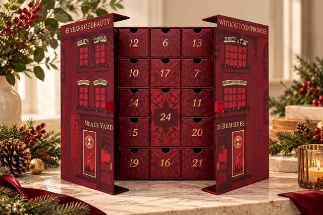Neal’s Yard Remedies celebrates its 45th anniversary with a striking 24-day beauty advent calendar packed with skincare, aromatherapy and wellbeing treats.