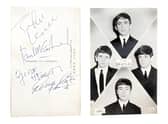 The Beatles postcard could fetch more than £3,000