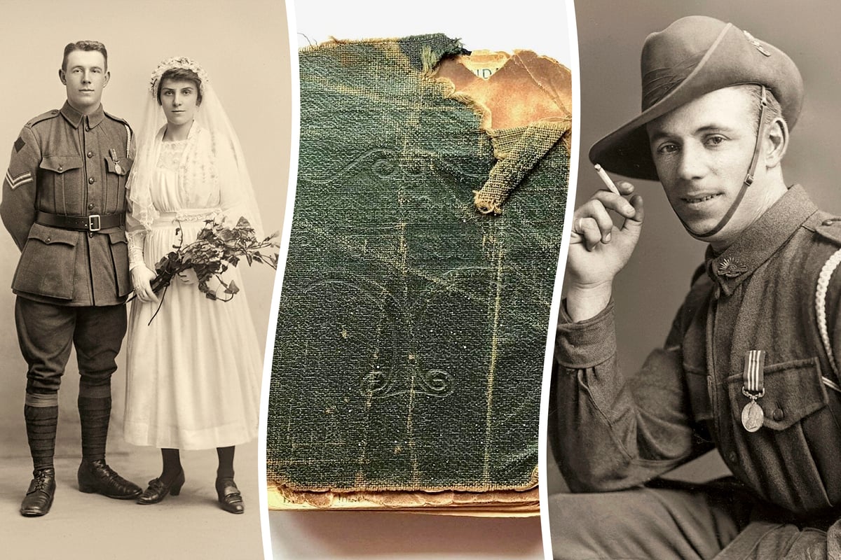 Boy finds bloodstained WW1 diary in rubbish tip revealing soldier’s tragic love story