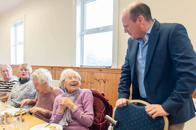 Minister Lyons visits Curragh Rising Sons of Joshua LOL 855