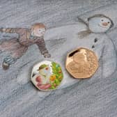 The Royal Mint has hidden a 22-carat gold Snowman 50p coin, priced at £2,495, inside one of its 2026 advent calendars.