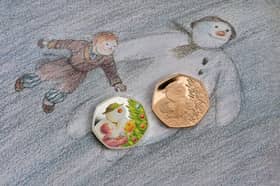 The Royal Mint has hidden a 22-carat gold Snowman 50p coin, priced at £2,495, inside one of its 2026 advent calendars.
