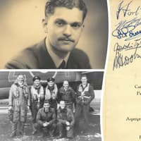 Rare Dambusters victory dinner menu signed by legendary RAF hero sells for £4,000 at auction