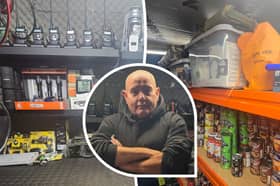Dad-of-three Brian Forbes has spent £6,000 preparing for disaster this year, stocking his specially equipped garden shelter with food, power banks, radios and night vision goggles.