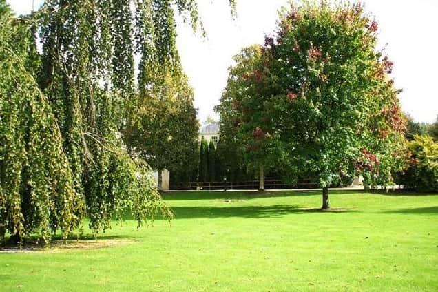 A section of Lisnamallard House and Gardens as it looked many years ago. SU1443CD26