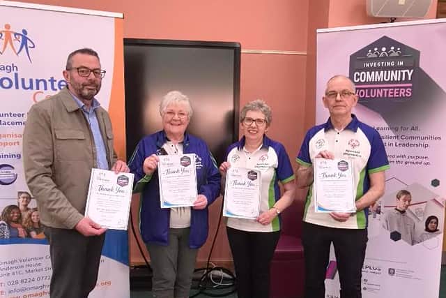 Omagh Spires volunteers who attended the Volunteer Recognition and Recruitment event. SU0942CD26