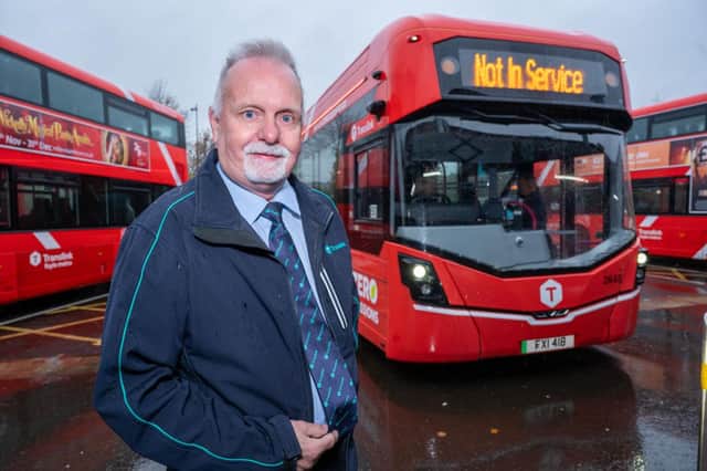 Noel Christy, Bus Driver, Translink, who is retiring after 50 years of service.