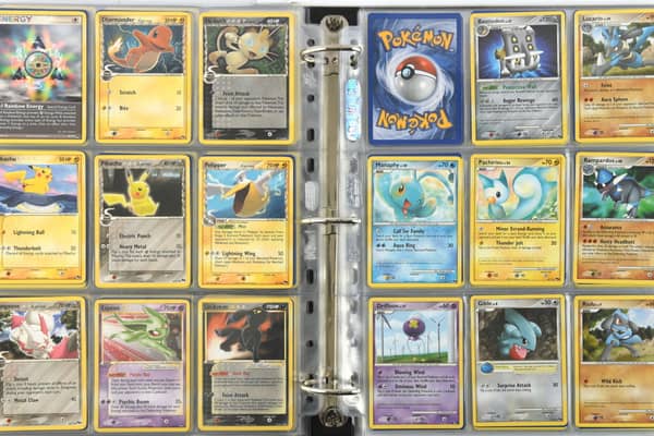Selection of the Pokémon card collection which sold for £1.56million at auction.