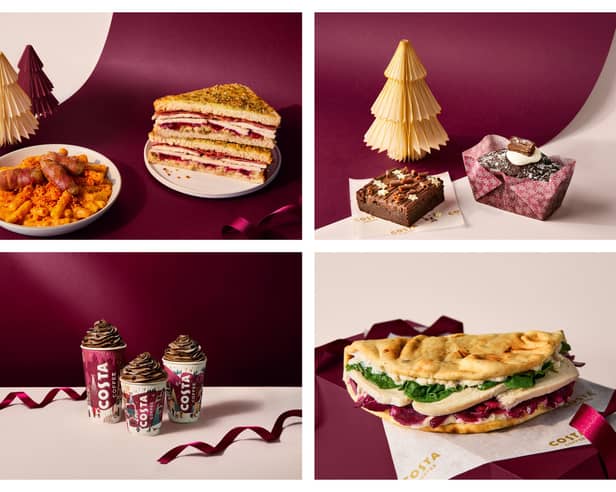 Costa Coffee's Christmas 2026 menu features new festive drinks, seasonal food, sweet treats and returning favourites.