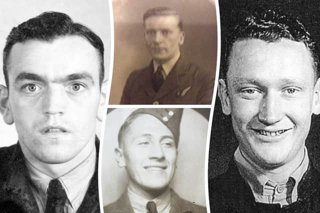 Four "hero" World War Two airmen have finally been laid to rest in a marked graves following amazing detective work.