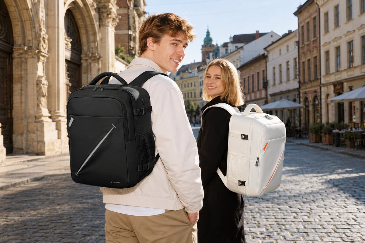 This cabin backpack expands from 24L to 30L and is less than £17