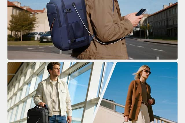 The MATEIN expandable Ryanair cabin backpack features hideaway shoulder straps and extra packing space.