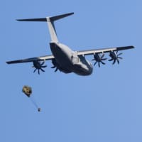 British troops stage mass parachute drop into Germany in major military exercise amid Russia tensions