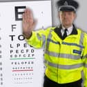 Motorists can be asked by police to read a vehicle registration plate from 20 metres away to prove their eyesight meets the legal driving standard.