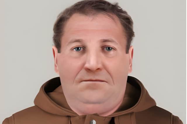 A forensic reconstruction shows how the unidentified man found dead in Bristol's River Avon in 1981 may have looked when he was alive.