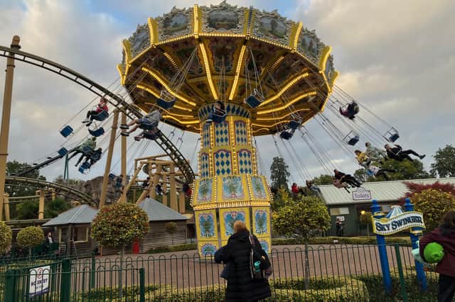 The chairoplanes at Paultons Park