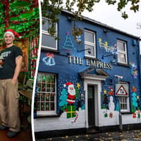 Britain's most festive pub transforms into Christmas grotto two months early