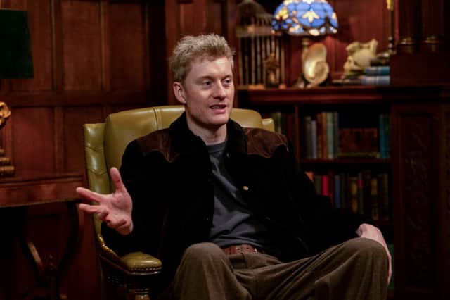 While he didn't initially wish to become a Traitor, comedian James Acaster was recruited at the start of the series by Maya Jama and the ill-fated Traitor, Richard E. Grant. So far he has been able to avoid suspicion.