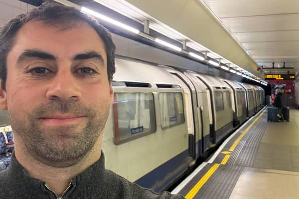 Daniel Keeble, 43, completed the Tube Challenge by visiting all 272 London Underground stations in 19 hours and 17 minutes.