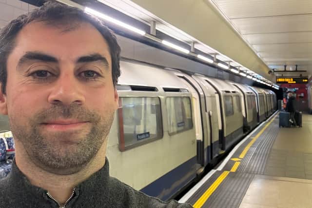Daniel Keeble, 43, completed the Tube Challenge by visiting all 272 London Underground stations in 19 hours and 17 minutes.
