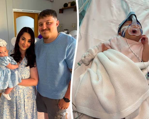 Sophie says she struggled with postpartum bleeding and severely swollen feet while caring for her daughter in hospital.