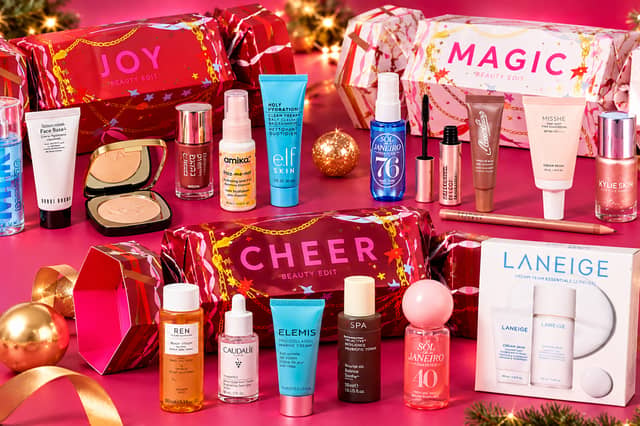 Have a cracking Christmas! Boots has launched three giant beauty crackers – Joy, Magic and Cheer – each costing £25 and packed with six beauty treats worth over £70.