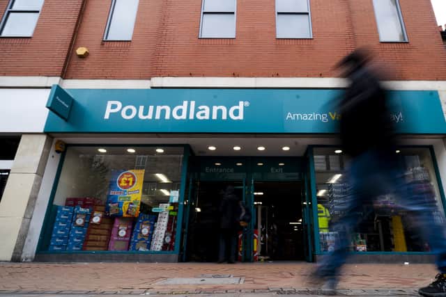 Poundland shop