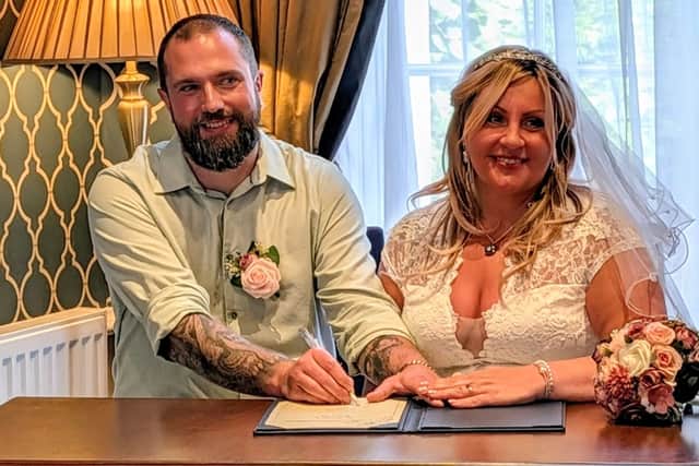 My Wetherspoons wedding reception cost me £20 - we shared a £14.99 meal deal and toasted with a monster energy pitcher
