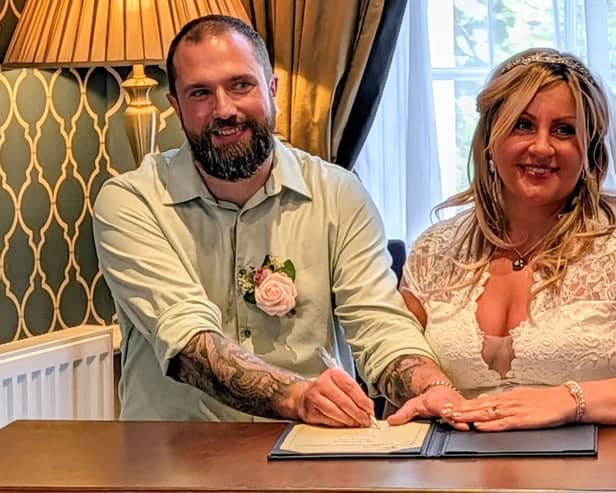 My Wetherspoons wedding reception cost me £20 - we shared a £14.99 meal deal and toasted with a monster energy pitcher