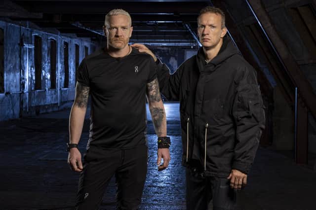 Iwan Thomas and Richard Whitehead are featuring on Celebrity Hunted. Picture: PA Photo/Channel 4 Television/Colin Hutton