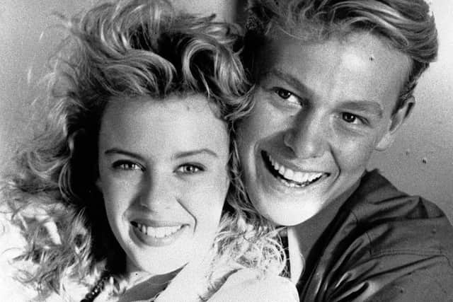 Kylie Minogue and Jason Donovan pictured in December 1988. PIC:PA