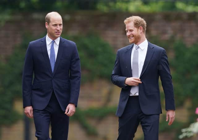 The documentary examines the relationship Prince William, Duke of Cambridge (left) and Prince Harry, Duke of Sussex have with the media. 