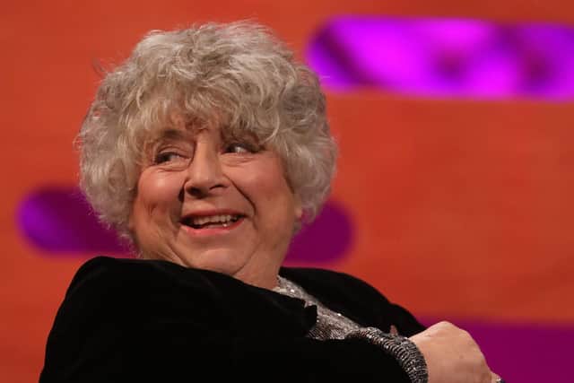 Miriam Margolyes during the filming for the Graham Norton Show Picture: PA