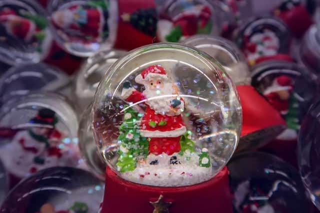 Snow globes are a festive favourite, however, getting the scenery you want in the globe can be tricky. By making your own, the shimmering magic of snowfall will fall on a scene straight out of your own imagination. Grab an empty, clean jar and take to work spraying the outside of the lid and glueing your own festive centrepiece to the inside. 

Fill the jar almost to the top with distilled water, add a pinch of glitter to act as snow and a dash of glycerine to stop the glitter from falling too quickly. 

Now screw the lid on carefully and give the globe a good shake.