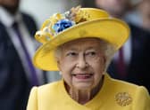 The Queen picture at the Elizabeth line's official opening at Paddington Station on May 17, 2022 in London. Picture: Andrew Matthews - WPA Pool/Getty Images