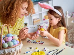 From painting eggs to easter egg hunts and adventure trails - there are plenty of ways to keep kids entertained this Easter (Photo: Shutterstock)