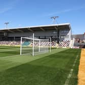 Newport County's Rodney Parade, which will stage the FA Cup tie against Manchester United