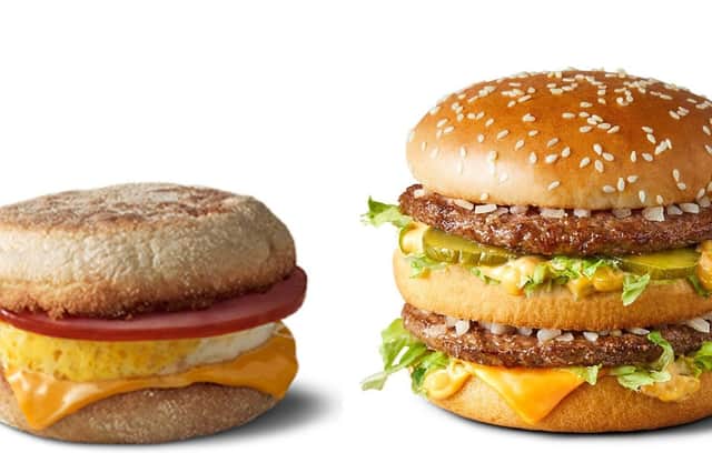 The McMuffin and Big Mac have both been reduced for Freedom Day (picture: McDonald's)