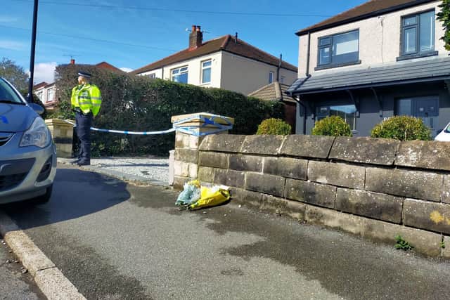 A 12-year-old boy has been arrested on suspicion of murder and possession of a bladed article, following the death of a woman in her 60s who was injured in a collision in Greenhill last night. Picture: Alastair Ulke