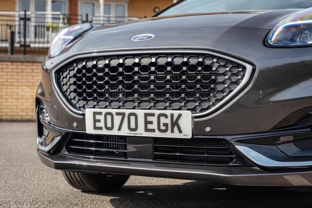 The Vignale chrome finish does nothing to help the Puma's gaping front end